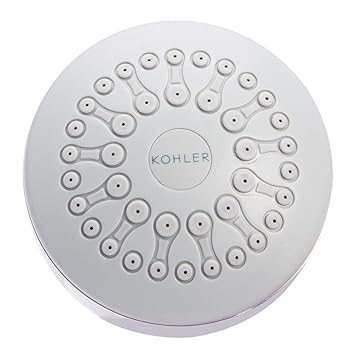 Kohler 11637IN-CP Plastic Overhead Shower, Silver, Polished Chrome Finish