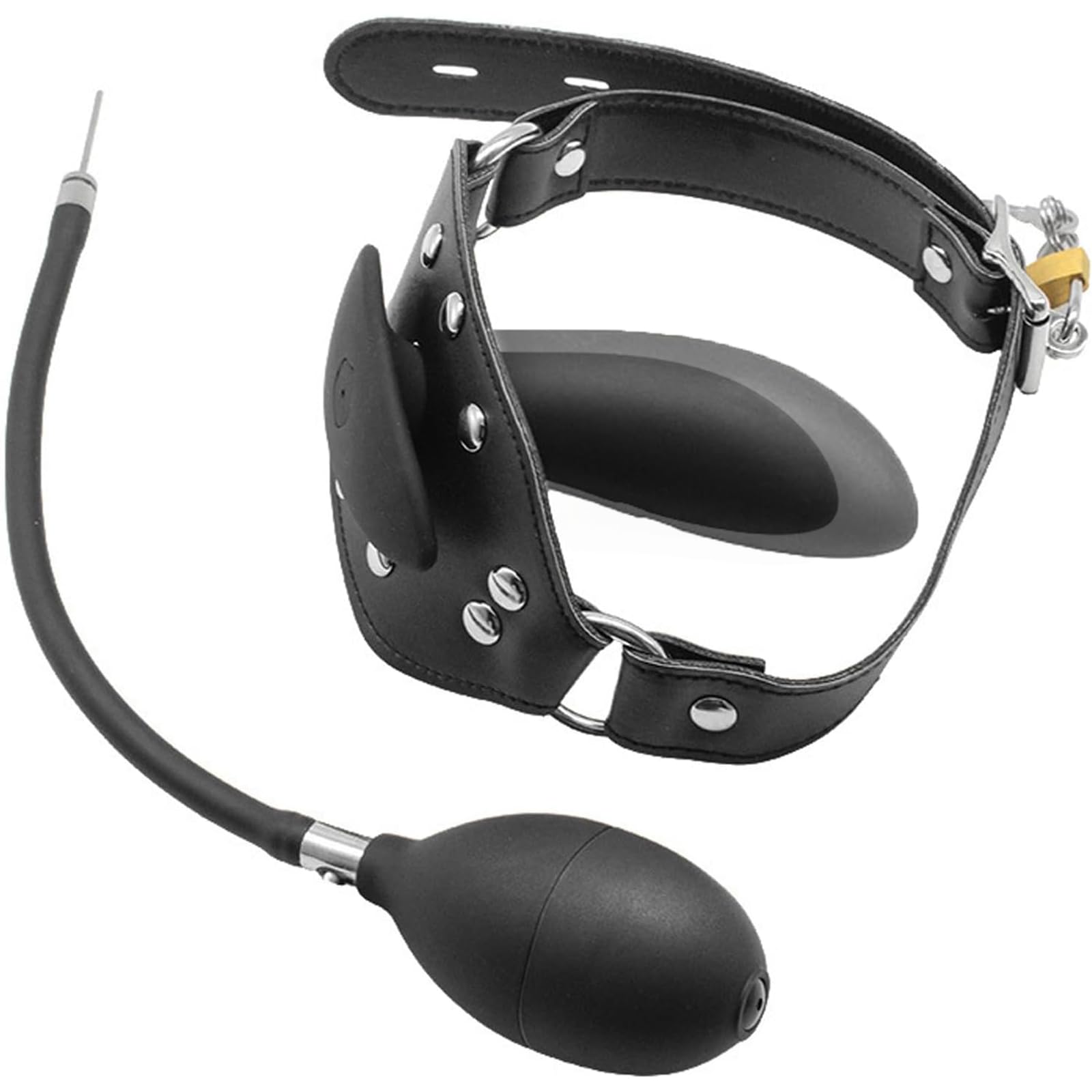 Mordaza Inflable Para Sexo Sm Bondage Dildo Grande Mordaza Para Pene Mordaza Dildo De Silicona Bola Inflable Juguete Sexual Fetiche Ajustable Mordaza Para Boca Para Mujeres
