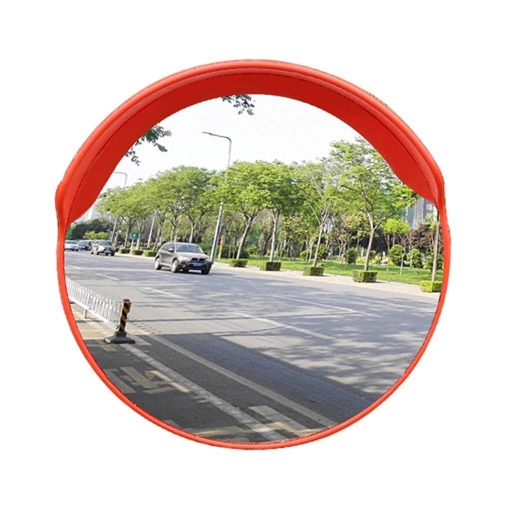 Miroir incurvé 45cm 60cm 75cm 80cm 100cm Sécurité routière extérieure Miroir Anti-Collision Garage Souterrain Tourner Haut Miroir Convexe (Taille: 750mm)