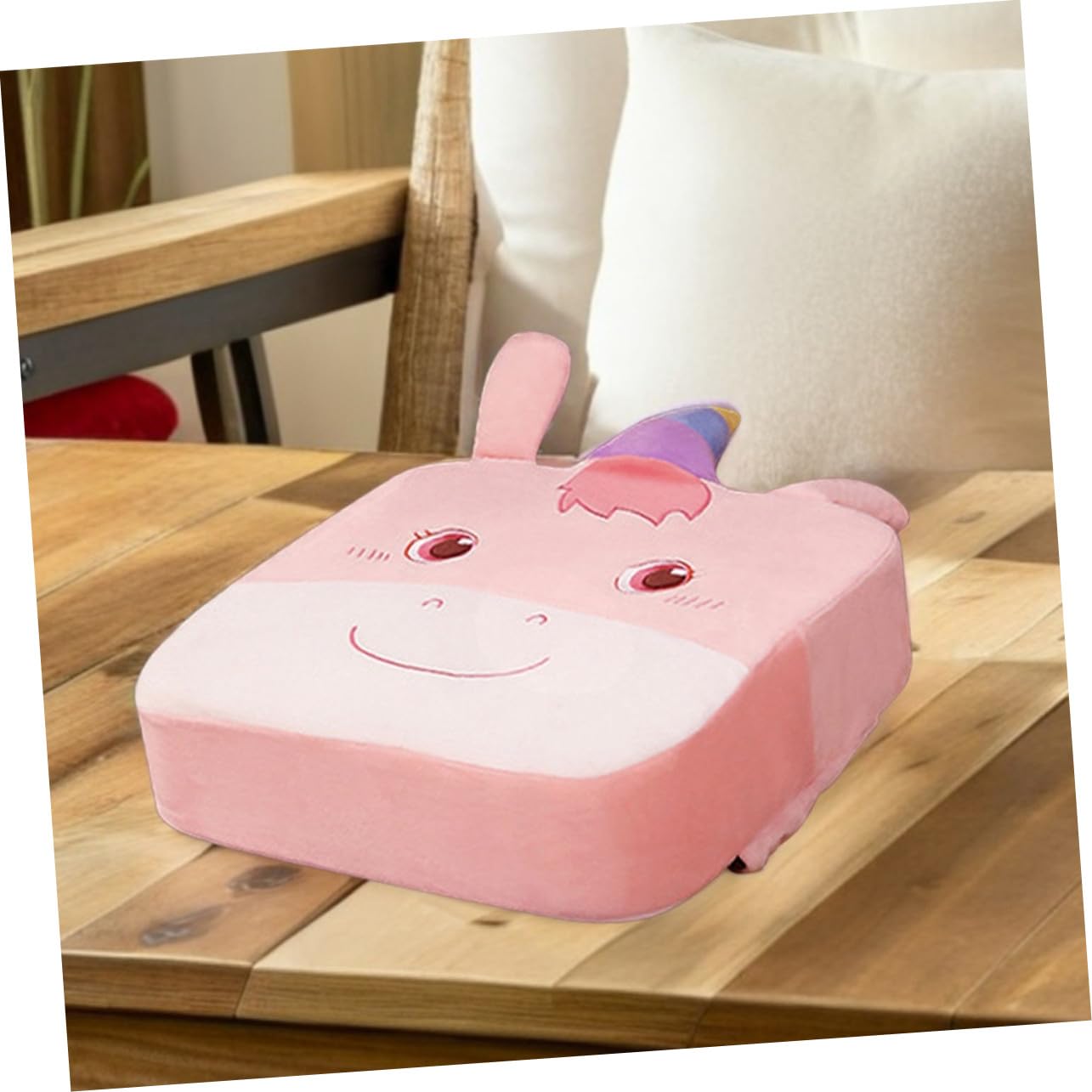 iplusmile Cuscino Rialzo Sedia Spessore Antiscivolo per da Pranzo e Studio Portatile Lavabile Supporto Ergonomico per Altezza e