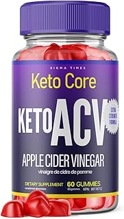 Ketocore Keto Gummies - Ketocore Keto ACV Gummies ACV Keto Gummies with Apple Cider Vinegar Vegan Non GMO Advanced Formula (60 Gummies)