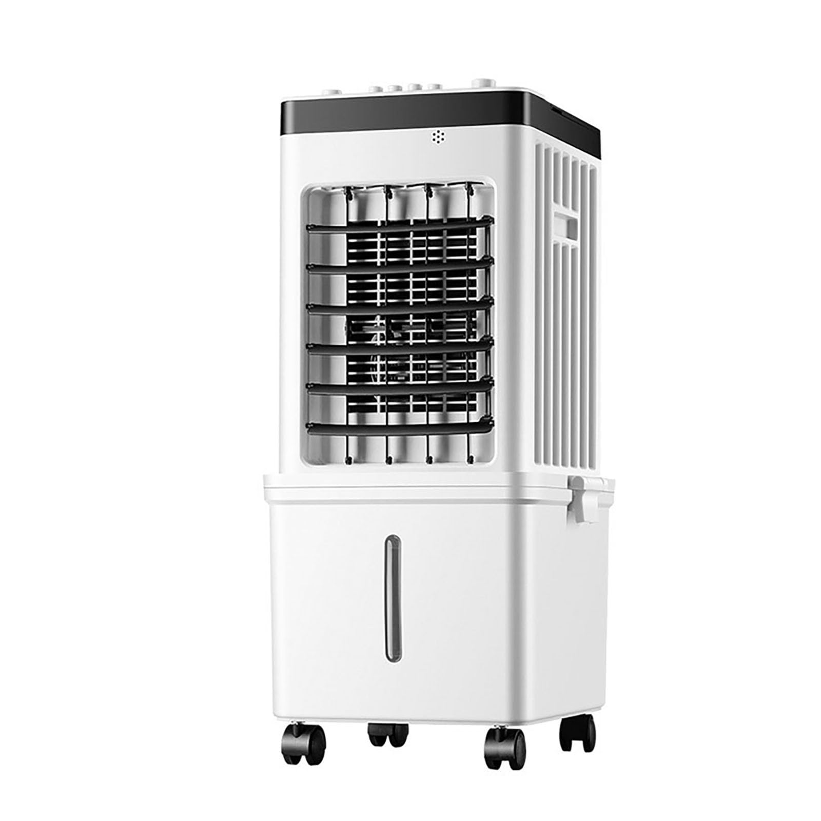 Evaporative Air Cooler, 15L Portable with 120° Auto Swing, Quiet 3-Speed Cooling Fan with Detachable Water Tank, 3 Modes