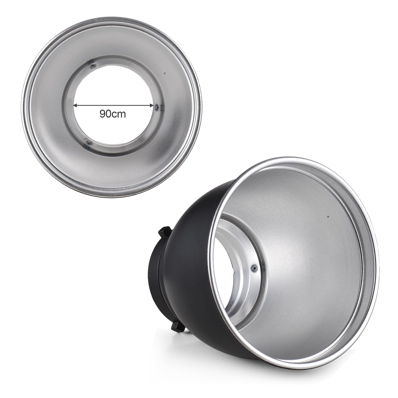 Beauty Dish 39,5cm Für Bowens Mount - Mit Wabenraster & Reflektor