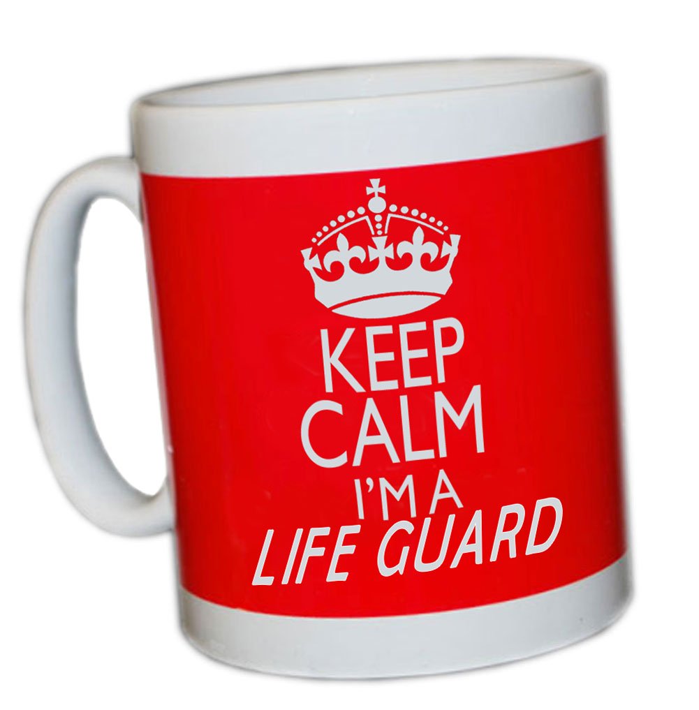 KEEP CALM I'M A LIFEGUARD (RED) MUG