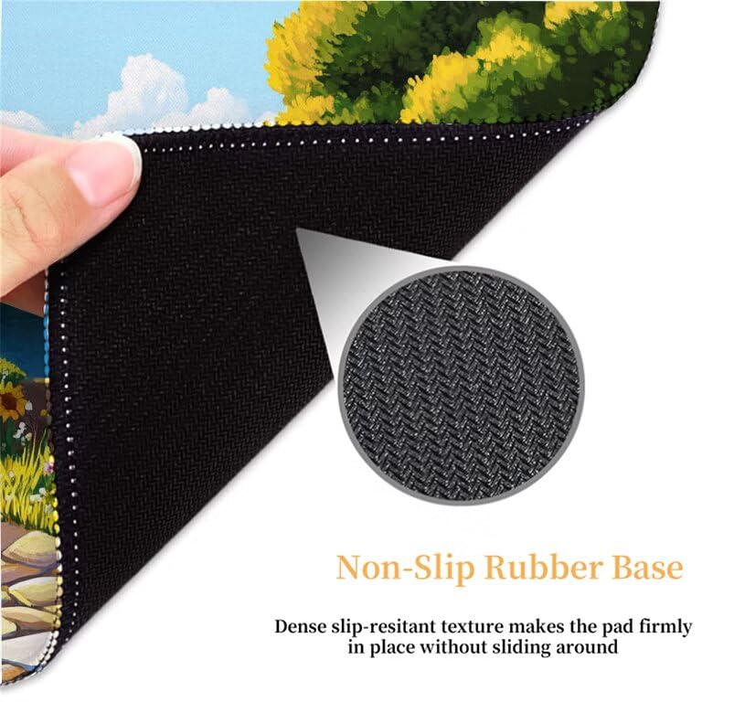 Desk mat imperméable grand format lavable pour PC