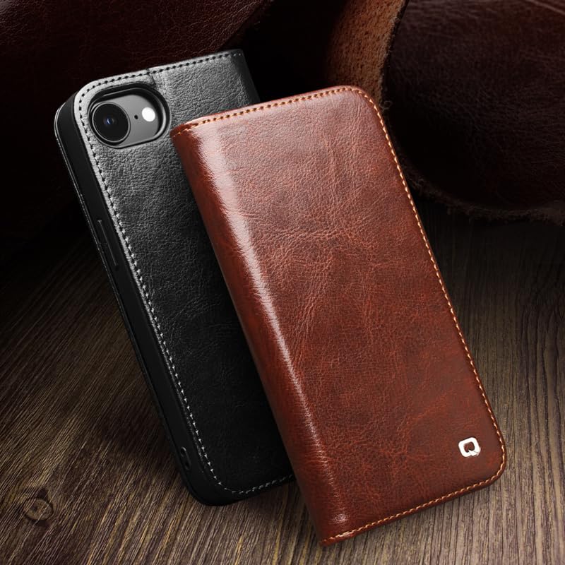 Image of Havilah for iPhone 16e Dual-Side Magnetic Lock Horizontal Flip Leather Phone Case iPhone 16e Case Cover(Brown)