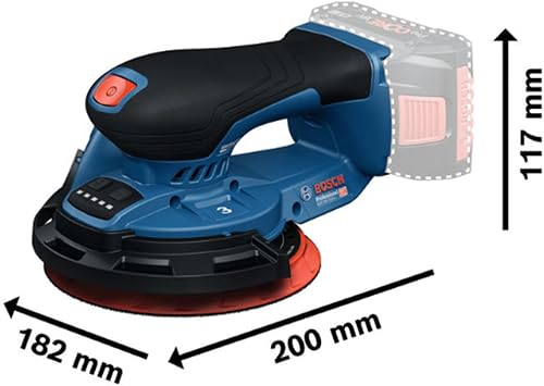 Bosch Professional 18V System ponceuse excentrique sans-fil GEX 18V-150-3 (avec 1 disque abrasif, 1 boîtier collecteur de poussière, 1 capot de protection, L-BOXX 162, sans batterie ni chargeur) - 6