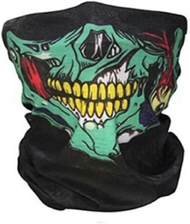 GenericBiker Skeleton Skull Face Mask BMX - Airsoft - Ski Snood Neck Warmer (Multi)