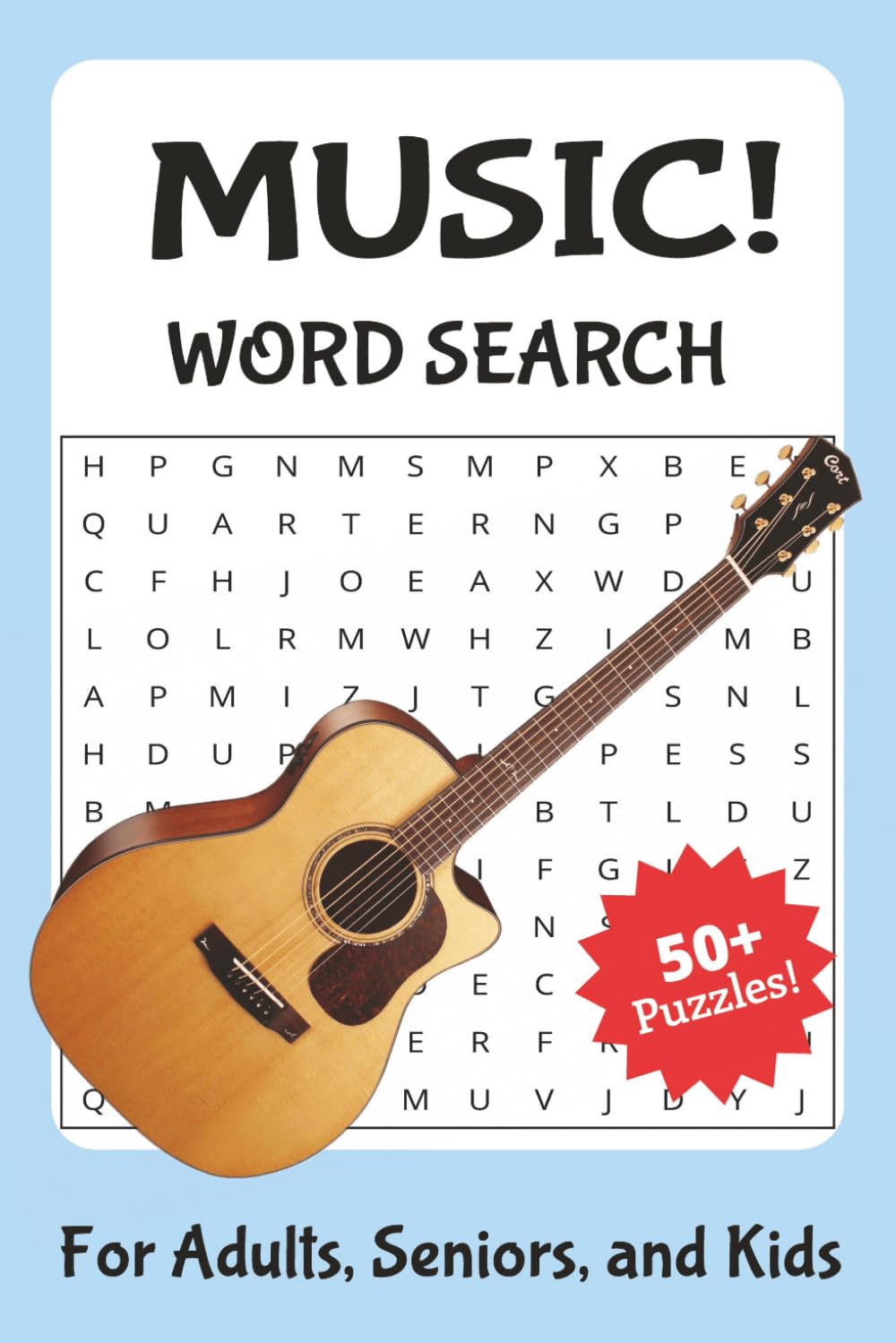 Music Word Search: Word Searches with Easy To Read Print about Music, Instruments, Notes, Rhythm and More! [ 6x9 inches, 110 pages | 50+ puzzles .... ... Music Lovers, Vacations, and Free Time!