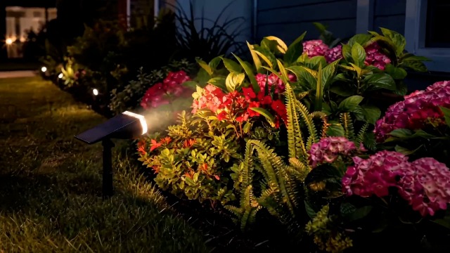 Linkind Solar Lights Outdoor Waterproof IP65, StarRay Dusk-to-Dawn