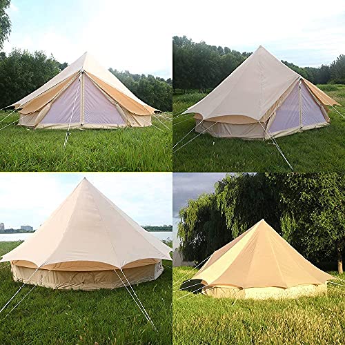 Carpa Bell de Lona Algodón 4 Personas con Tapa miniatura 6