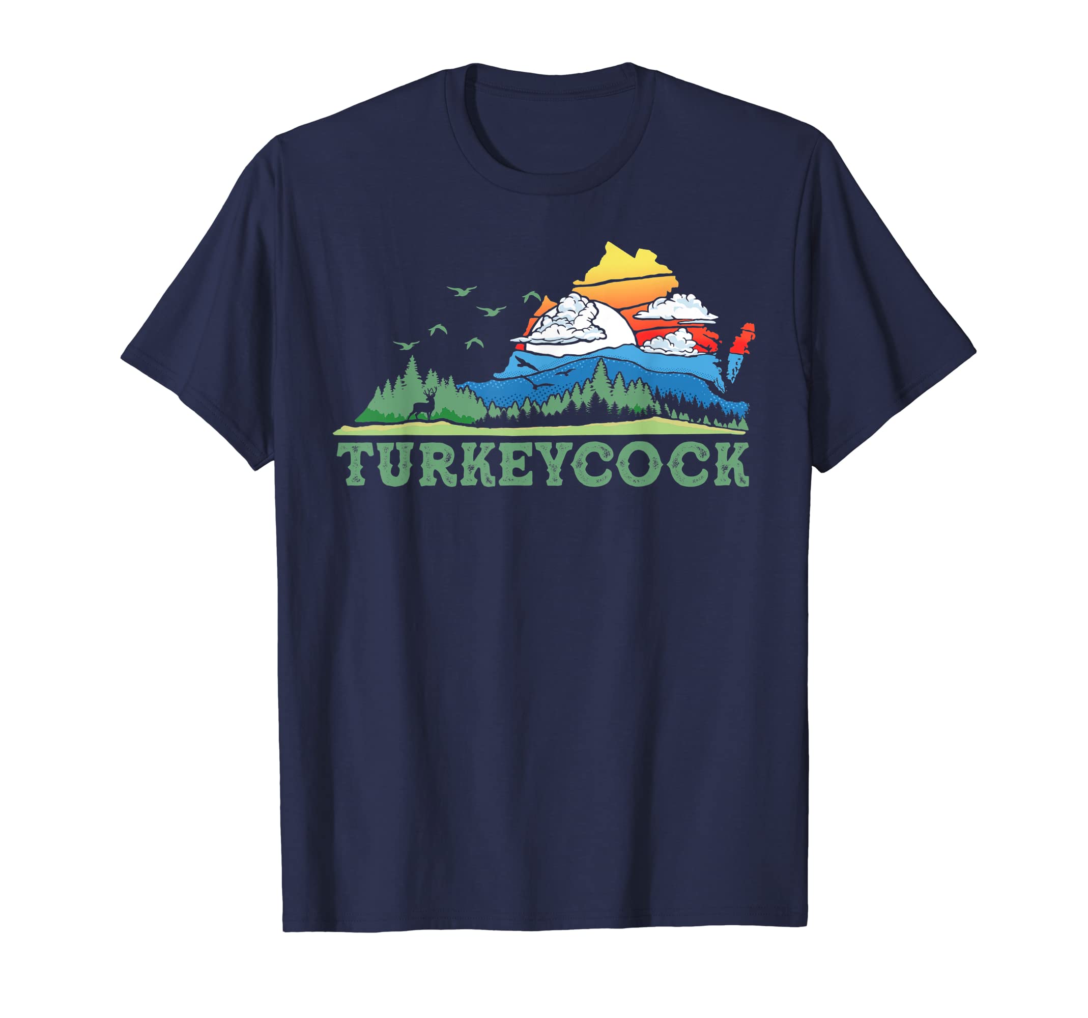 Giant Step FC Outdoor GearTurkeycock Mtn, Virginia Franklin County Nature & Outdoors T-Shirt