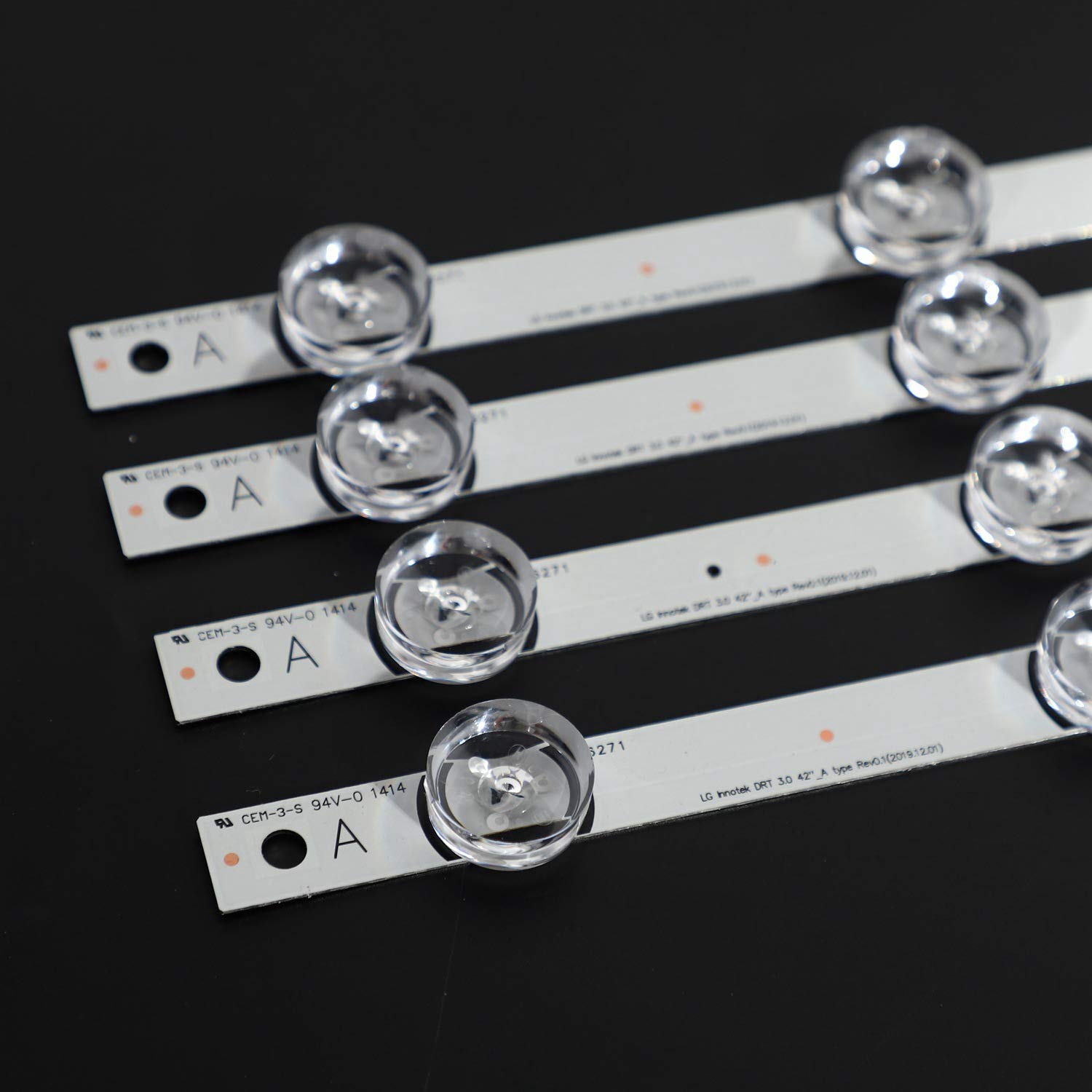 Vadillo Tira de retroiluminación LED 8 lámpara para 42 pulgadas TV 3.0 42 pulgadas 6916L 1709B 1710B 1957E 1956E 6916L-1956A 6916L-1957A 42Lb561V