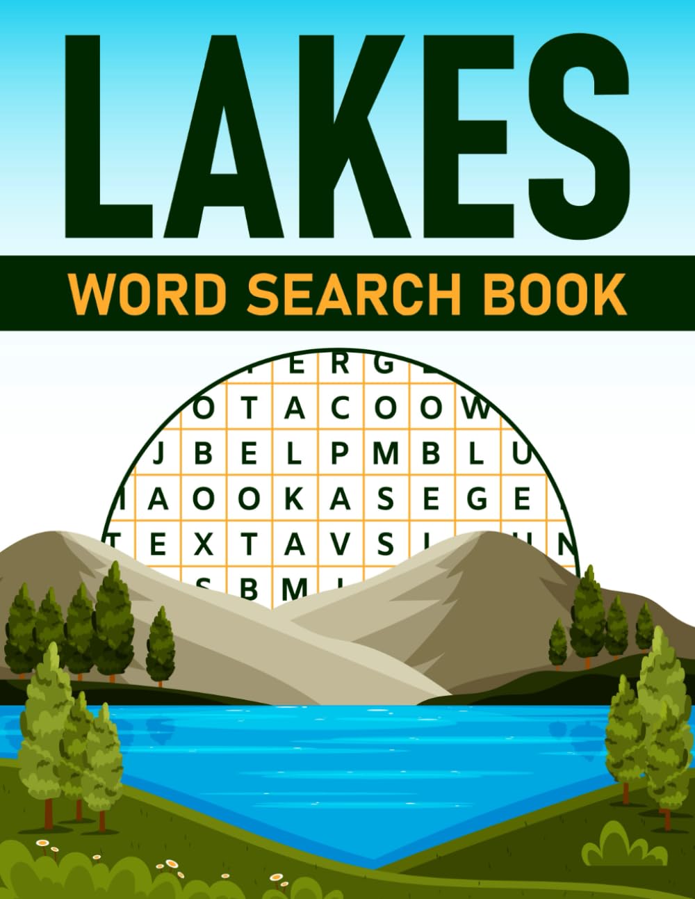 Lakes Word Search Book: Lakes Related Terms Themed Word Search