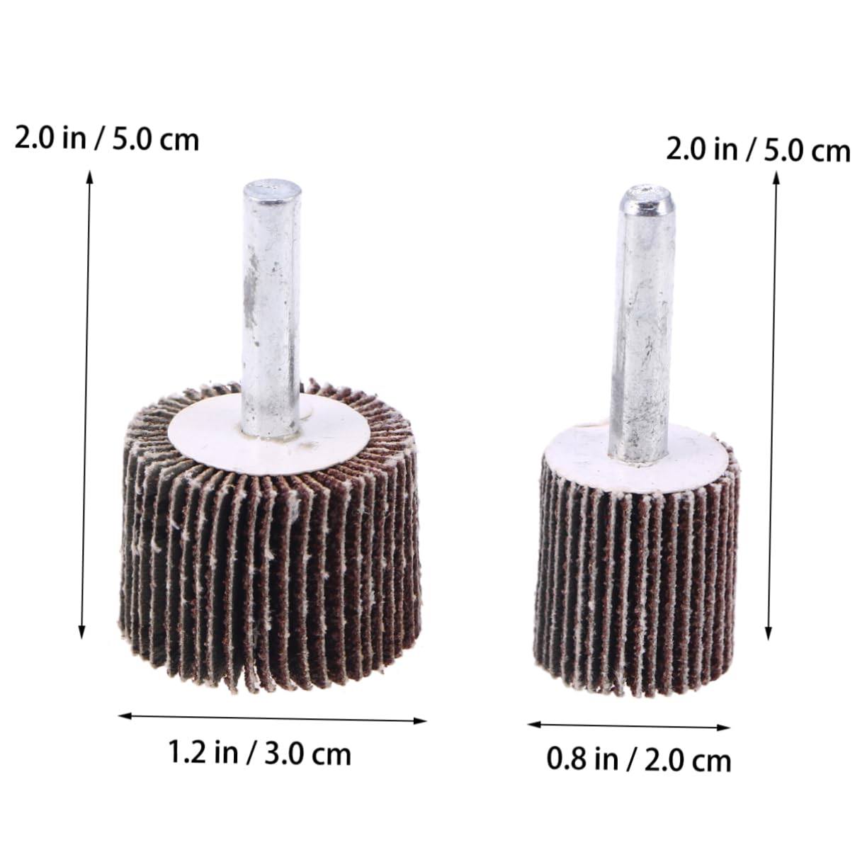 LALAFINA 20Pcs Heavy Duty Grinding Wheels Grit Abrasive Flap Discs for Rotary Tools for Surface Removal Grinding and Polishing Applications