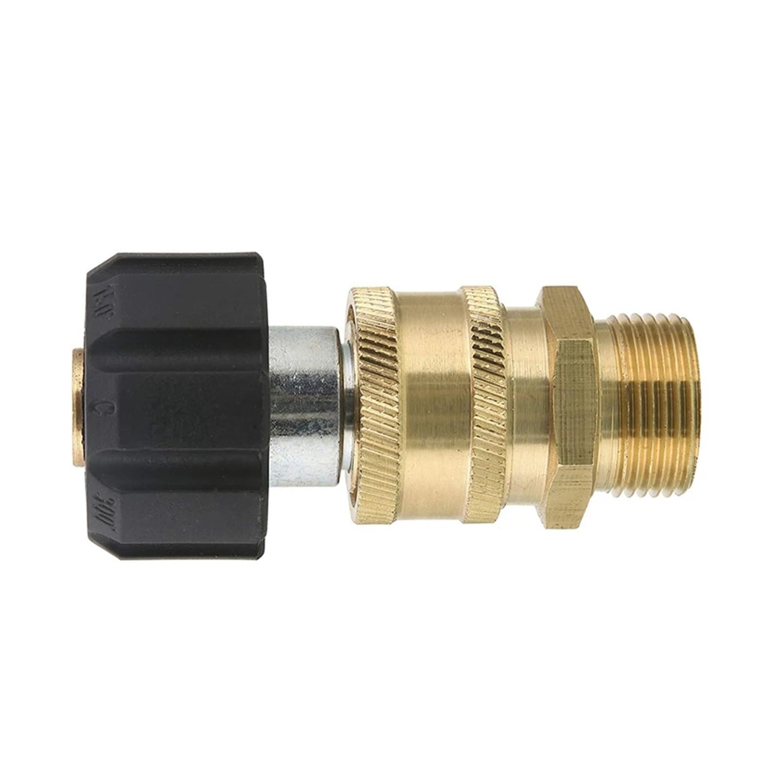 Set di valvole adattatori per idropulitrice Quick Connect Kit metrico M22 14 mm a 1/4 di pollice femmina girevole a M22 raccordo maschio 5000 Psi