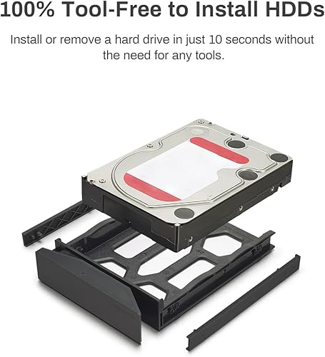 Miniatura 5 de TERRAMASTER Caja para disco duro externo D4-320 - 4bay USB 3.2 Gen2 10Gbps Tipo-C Almacenamiento USB Intercambiable en caliente Plug and Play (sin