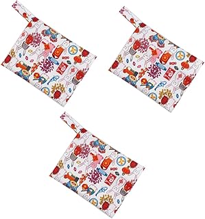 Toyvian 3 Pçs Saco De Guardanapo Saco De Fraldas Infantil Almofadas Pequeno Saco De Fraldas Guardanapos Sacos De Fraldas Crianças Saco De Fraldas Da Criança Sacos De Fraldas Desenhos