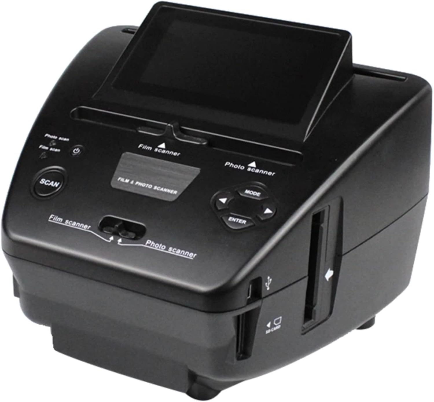 Digital Film & Photo Scanner, High Resolution 22MP Film Scanner, with 5" LCD Screen, Converts 35mm/135 Slides & Negatives Film, Photo, for Saving to Digital Files