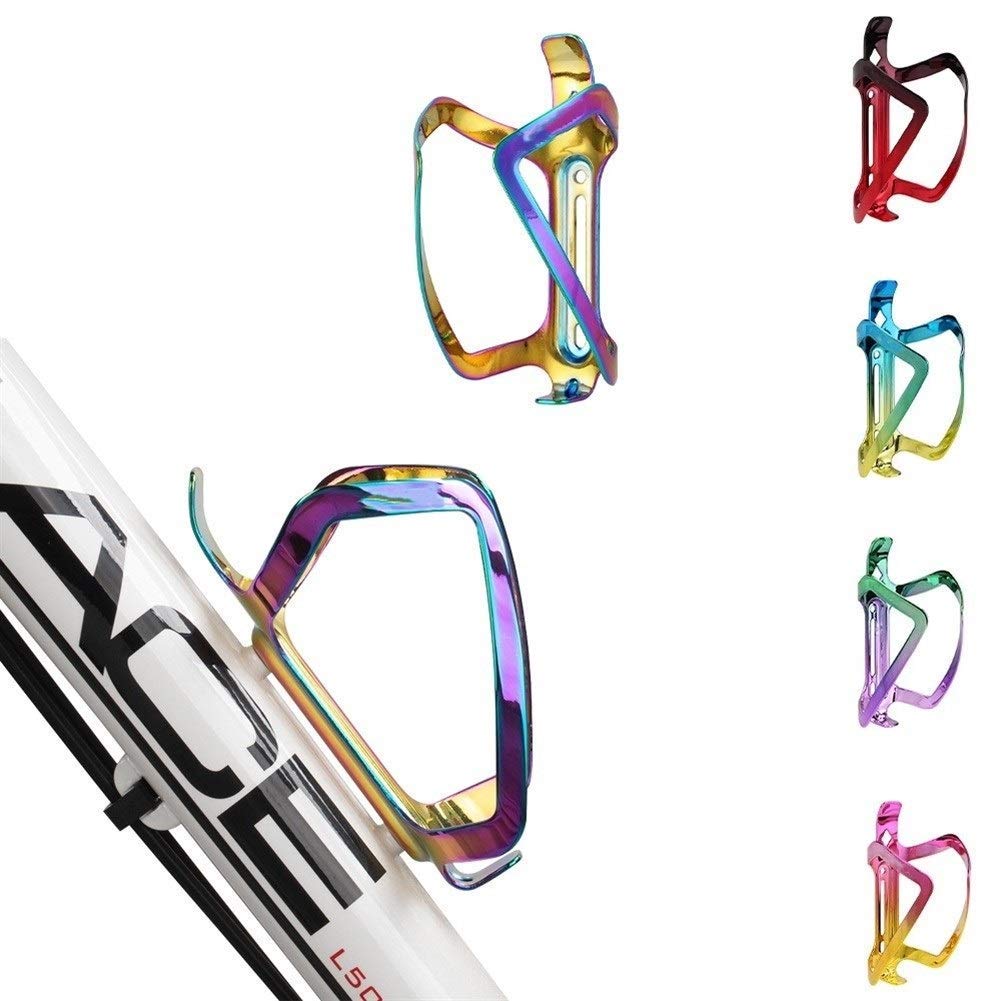 Adapter koszyka na bidon Rowerowy koszyk na bidon Stojak na bidon Kolarstwo Rower MTB Butelki Uchwyt na klatkę Akcesoria rowerowe (Czarny czerwony)