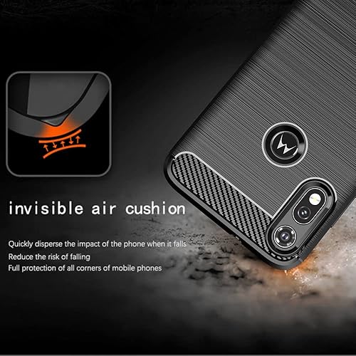 Miniatura 4 de Asuwish Funda compatible con Moto E 2020 Motorola E7 y protector de pantalla de vidrio templado, accesorios de celda, fundas de silicona para MotoE