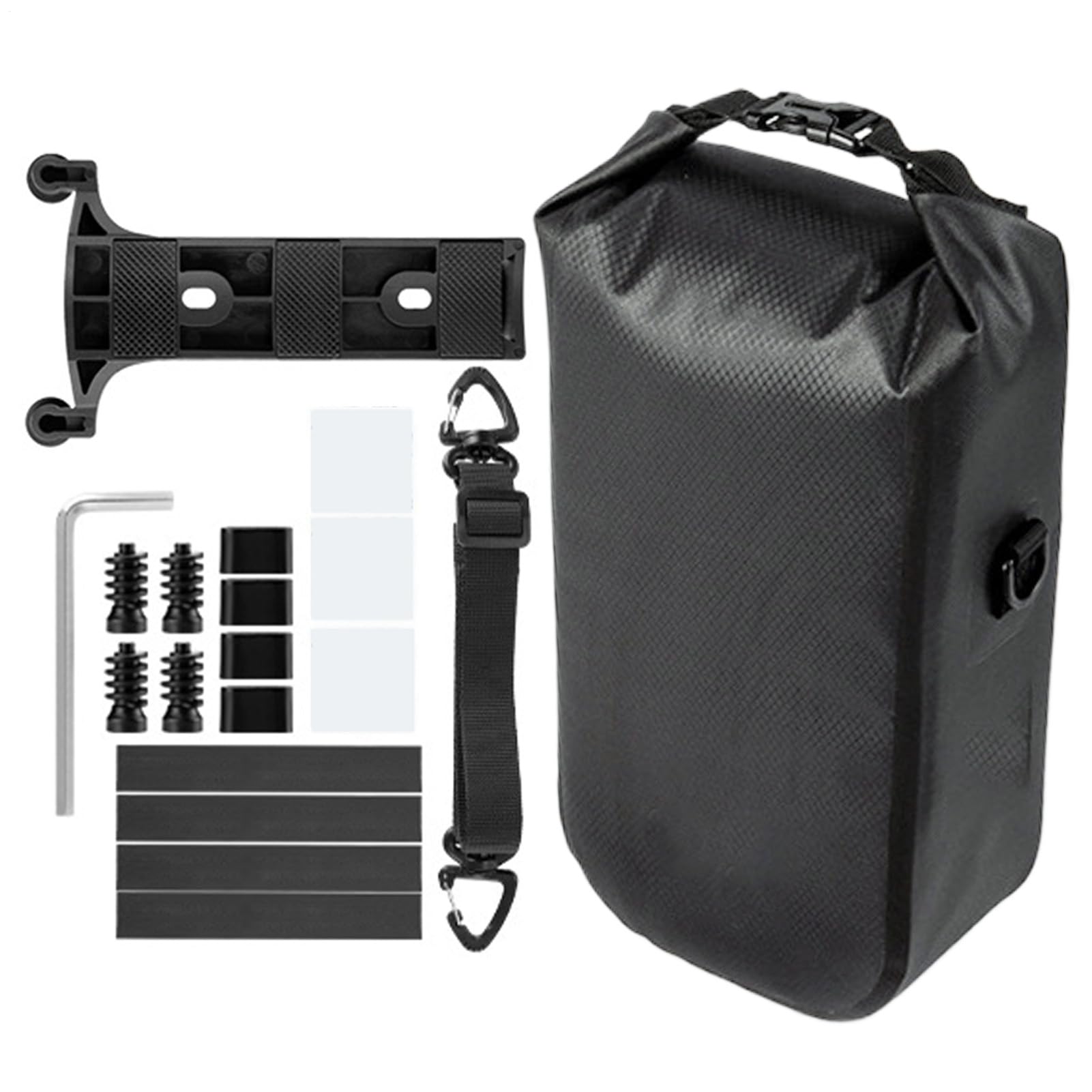 Borse Laterali Bici 5,5 L | Pannier da ciclismo Pendolarismo, Turismo, Viaggio, Outdoor, Ciclismo Urbano, Gite Giornaliere, Avventure Weekend,