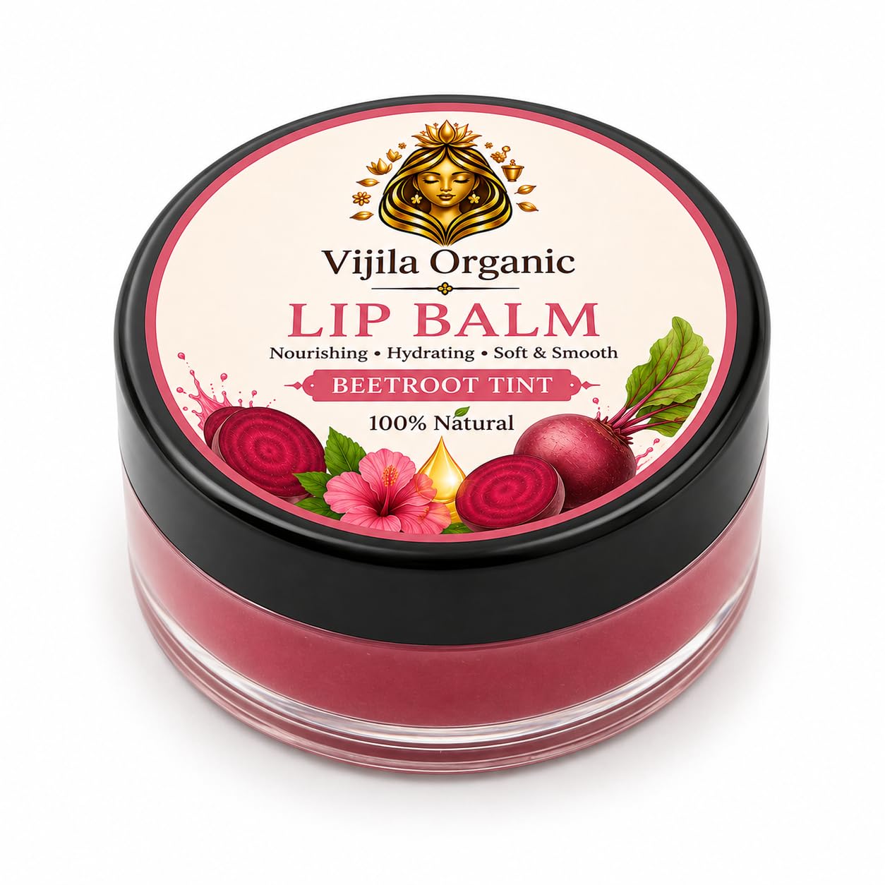 Vijila Organic Beetroot Tint Lip Balm-image-9