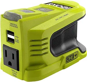 Ryobi 150-Watt Powered Inverter Generator RYi150BG (Tool ONLY, Battery, Charger NOT Included) Liquefied Petroleum Gas