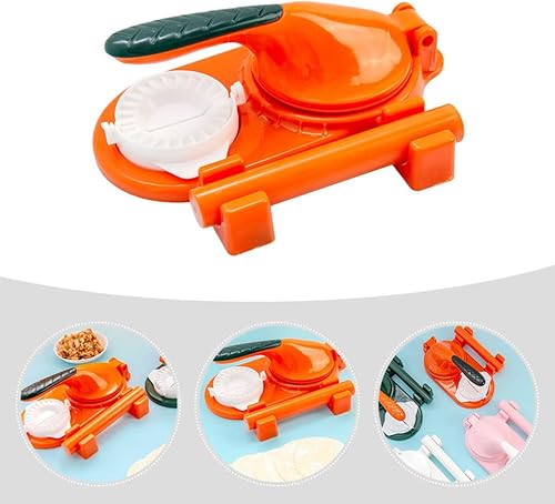 Miniatura 9 de Hemoton 2 juegos de máquina para hacer albóndigas, prensa de albóndigas, mini máquina de prensa de tortillas, moldes de envoltura de bolas de masa