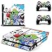 FENGLING Digimon Adventure Digital Monster Ps4 Autocollant de Peau pour Console Playstation 4 et 2 contrôleur Peau Ps4 Autocollant Vinyle
