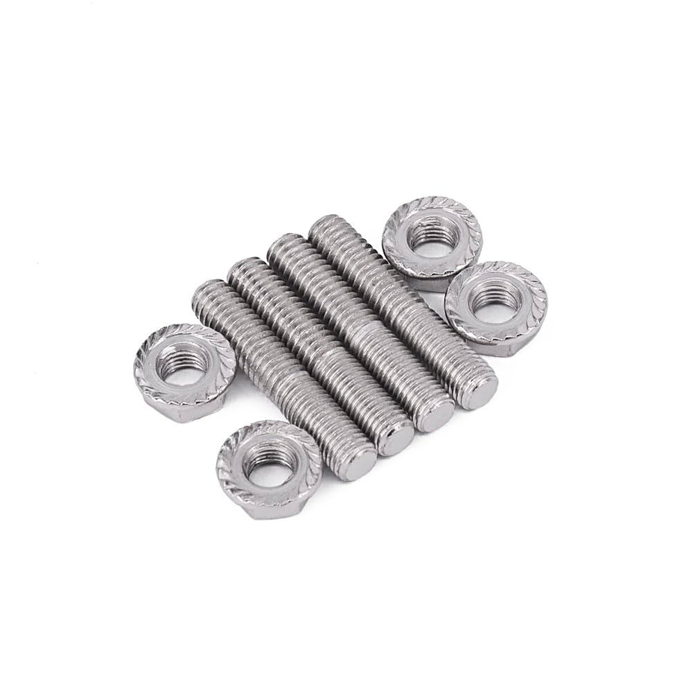 IUVWISN Motorcycle Exhaust Studs Bolts Nuts for Sportster