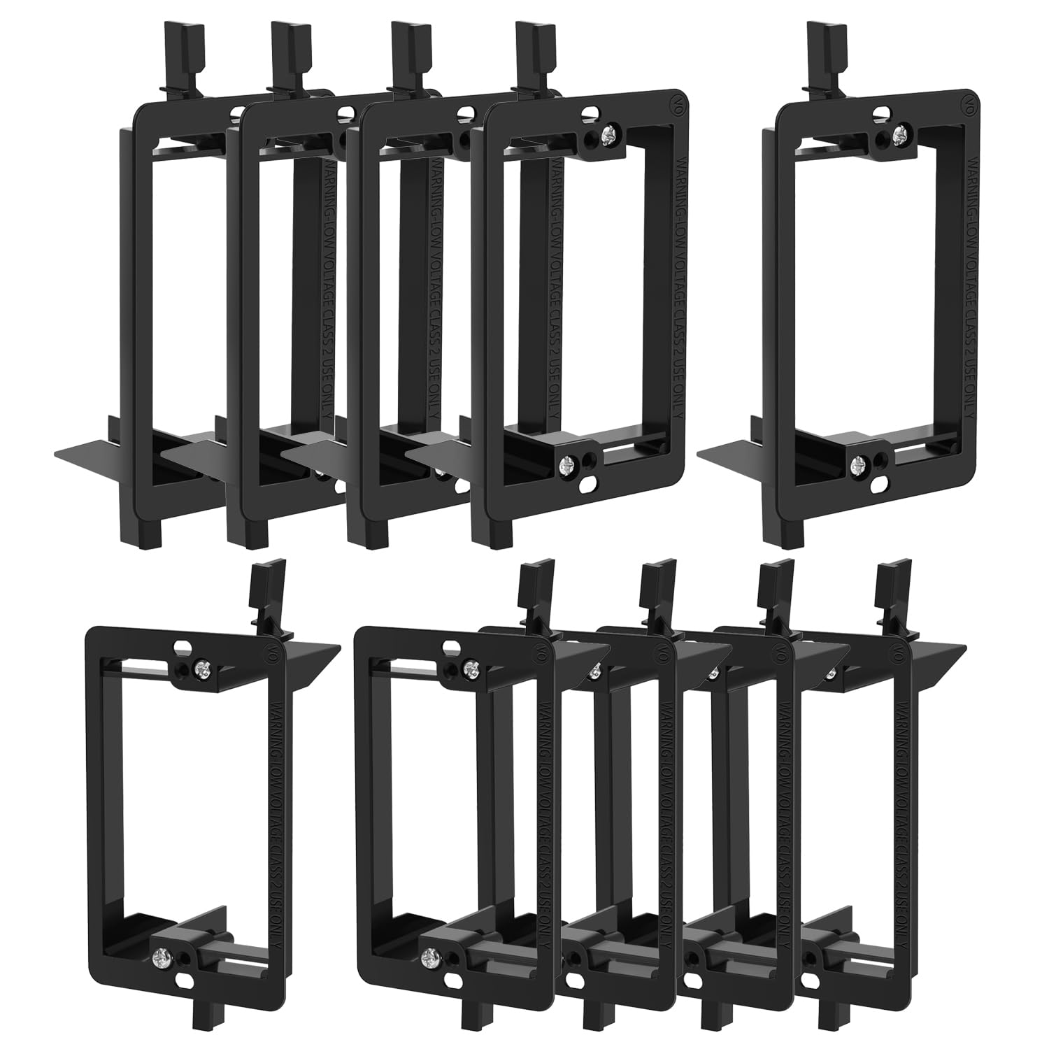 TNP 1 Gang Low Voltage Mounting Bracket, Old Work Drywall Box, Black — Amazon image 11