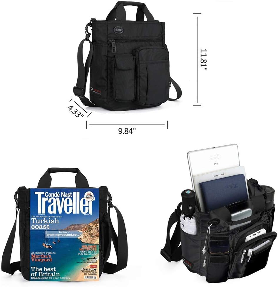 Crossbody Messenger Bag Business Sport Travel Multifunctional Shoulder Bag Laptop Bag Men Women | Business, Sport, Travel, Multifunctional - Image 5