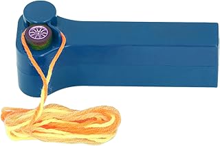 Rope Launcher Toy, Zip String Rope Propeller Toy ABS Material Electric Compact Structure Simple Operation for Cats Toys for Outdoor Toys(Dark Blue)