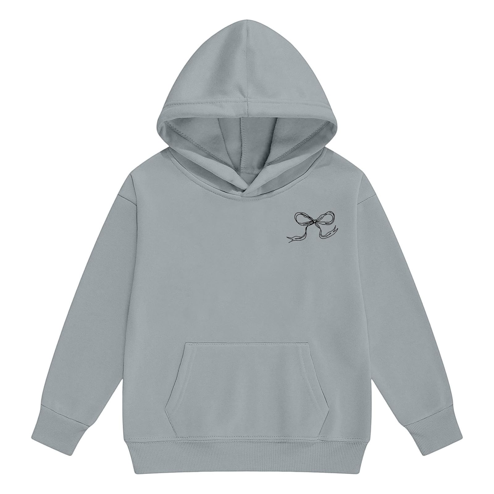 Tenue Fille, Décontractée 2 Pièces Pour Filles, Sweat À Capuche Et Pantalon Imprimés Lettres, Confortable Au Quotidien, Mode Avec Bas, Style Urbain Pour Tout-pe, Grande Taille Disponible