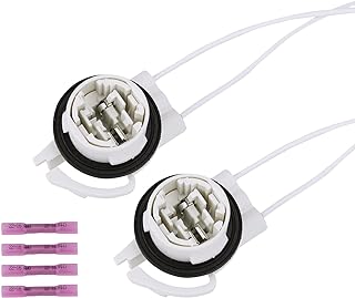 Light Socket Wire Harness Pigtail Repair Kit (2pcs) LED/Standard, Bulbs# 4114,4157,3157,Replaces# 19258649, LS94,645-607,Daytime Running Light Socket,Turn Signal Lamp Socket,Brake Light Socket