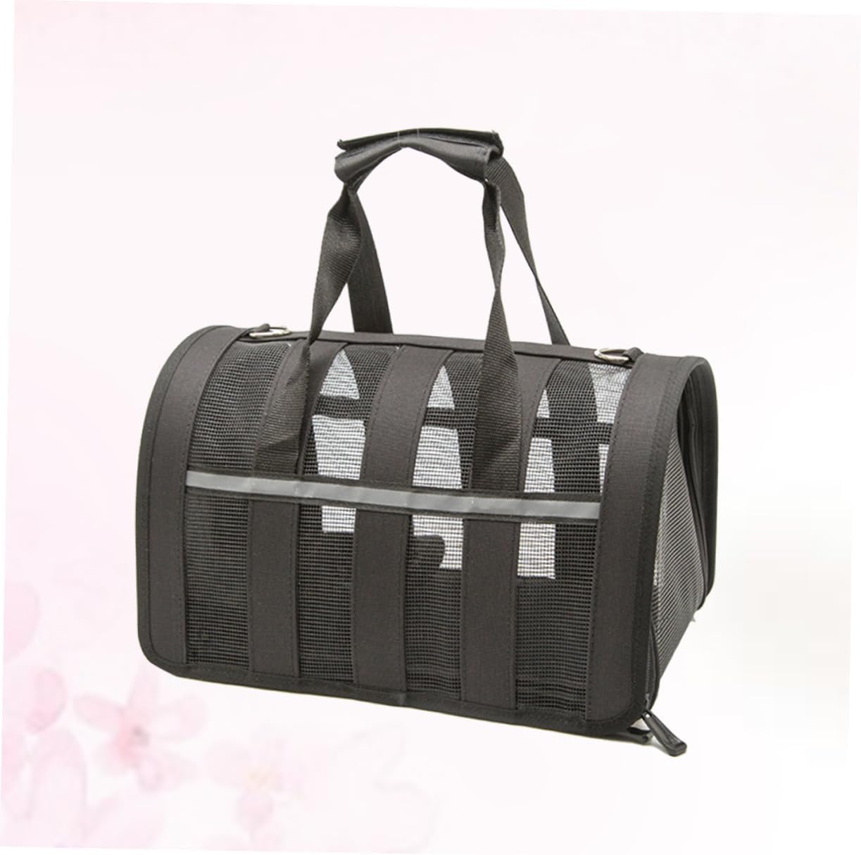 GANAZONO Pet Carrier Dog Cat Handbag Portable Pet Tote Bag Mesh Breathable Black for Travel