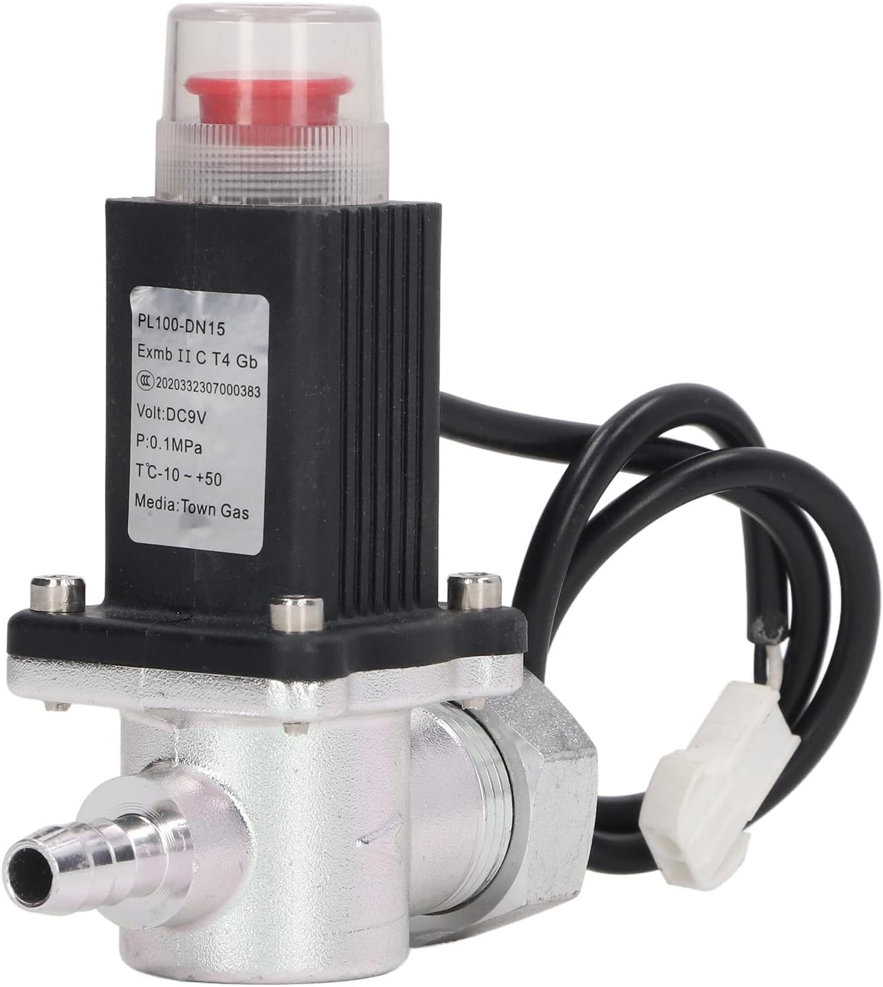 Gas Detector Solenoid Valve Kit Gas Pipe Shut Off Valve Gas Leakage