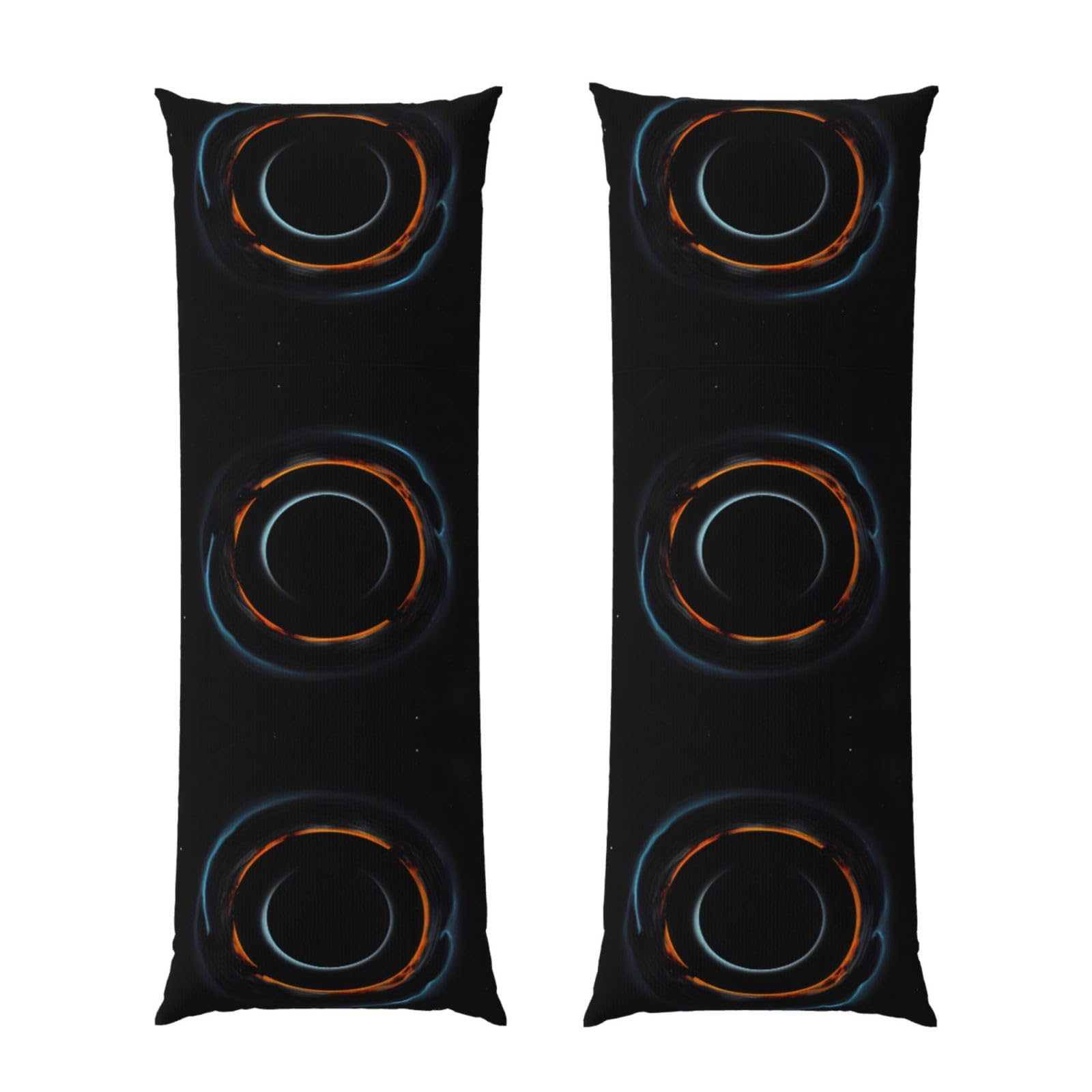 Mysterious Cosmic Black Holes Body Pillowcase 20x60-Ultra Soft Plush Long Pillow Cover with Hidden Zip for Sleeping