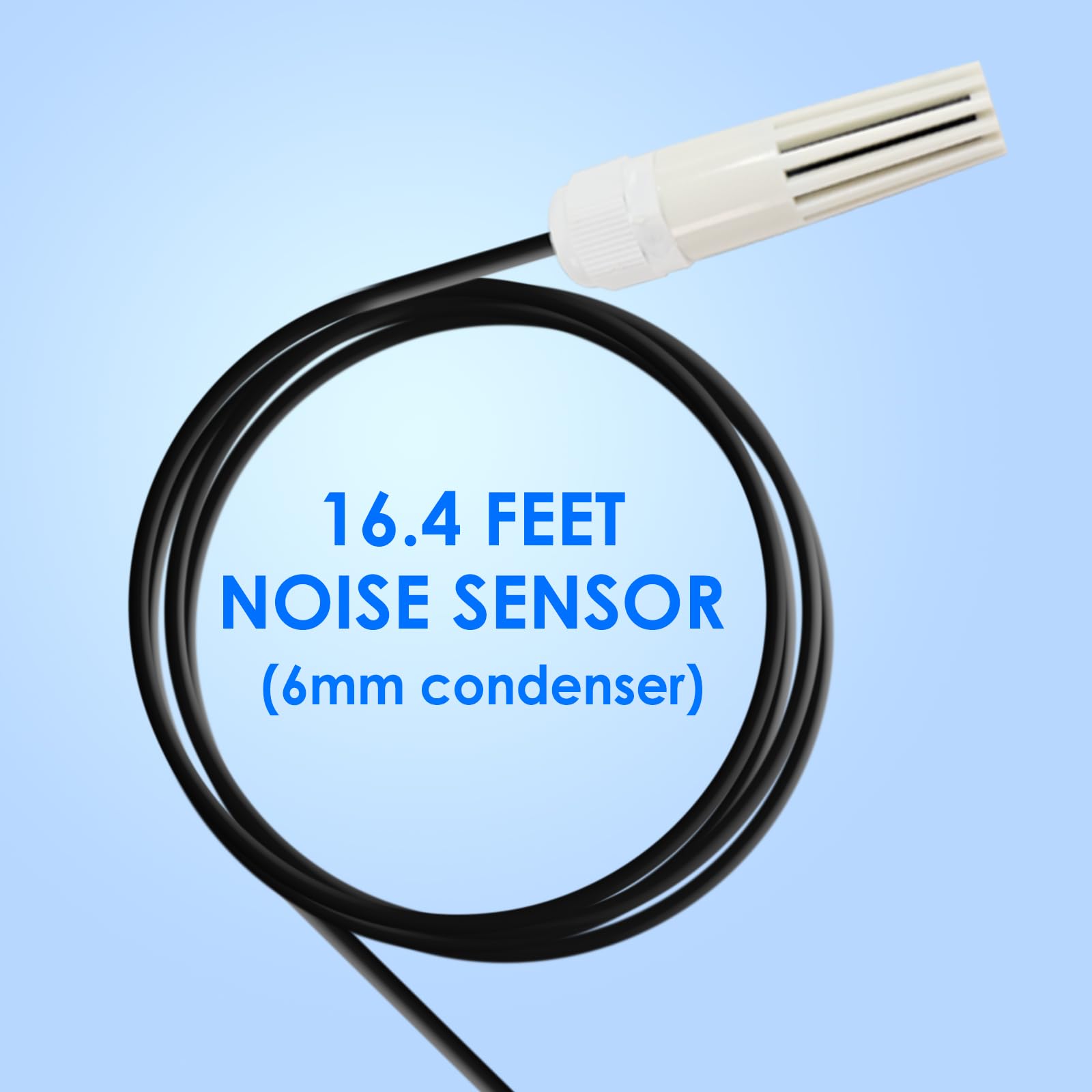 Medidor de Nivel de Sonido Digital de 30 a 130 dB, Medidor de Decibelios para Medir Ruidos, Pantalla Ancha HD de 13 Pulgadas Montada en la Pared con Función de Registro de Datos y Alarma de Ruido