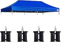 Vista 58 de Eurmax - Toldo de repuesto, 10 x 10, elige entre 30 colores, solamente toldo, regalo de 4 unidades de bolsas