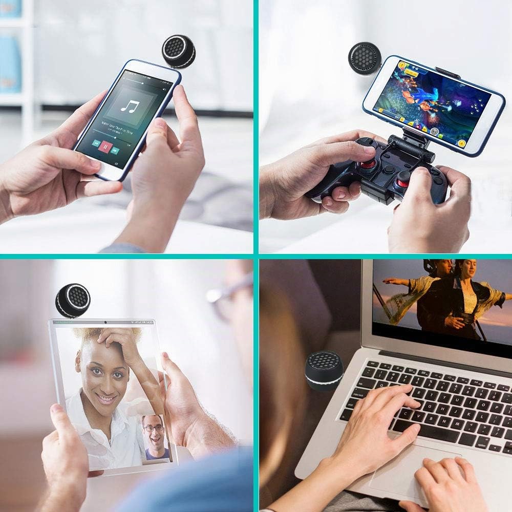 Color You Altoparlante portatile, mini altoparlante del telefono cellulare con interfaccia audio ausiliaria da 3,5 mm nella porta micro USB dei bassi chiari