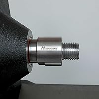 Vista 5 de Adaptador de husillo de cabezal para torno de madera, convierte husillo de 1 "x 8 TPI a 1 1/4" x 8 TPI