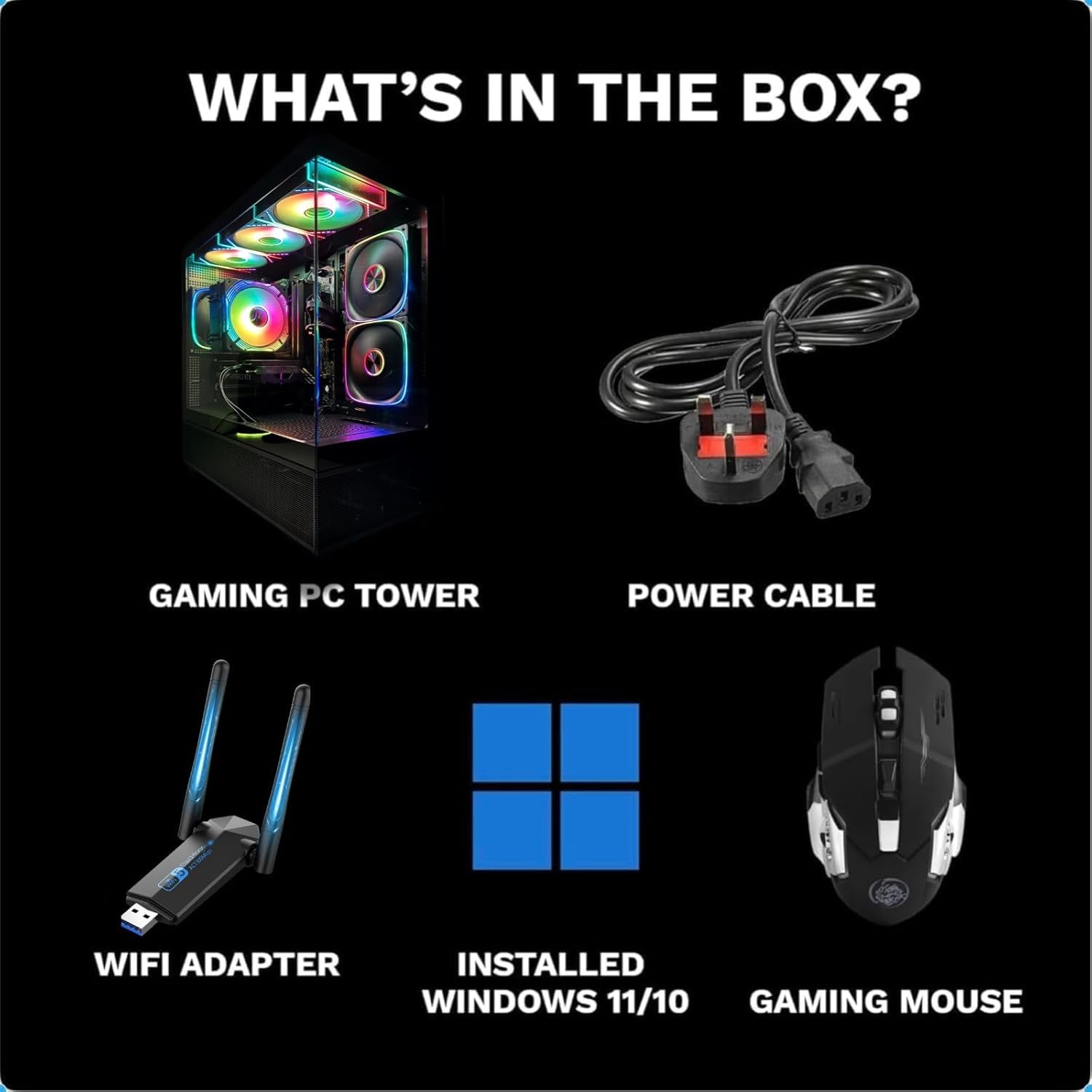 Gaming PC Intel i7-3770 3rd Gen • High-Performance • 32GB RAM