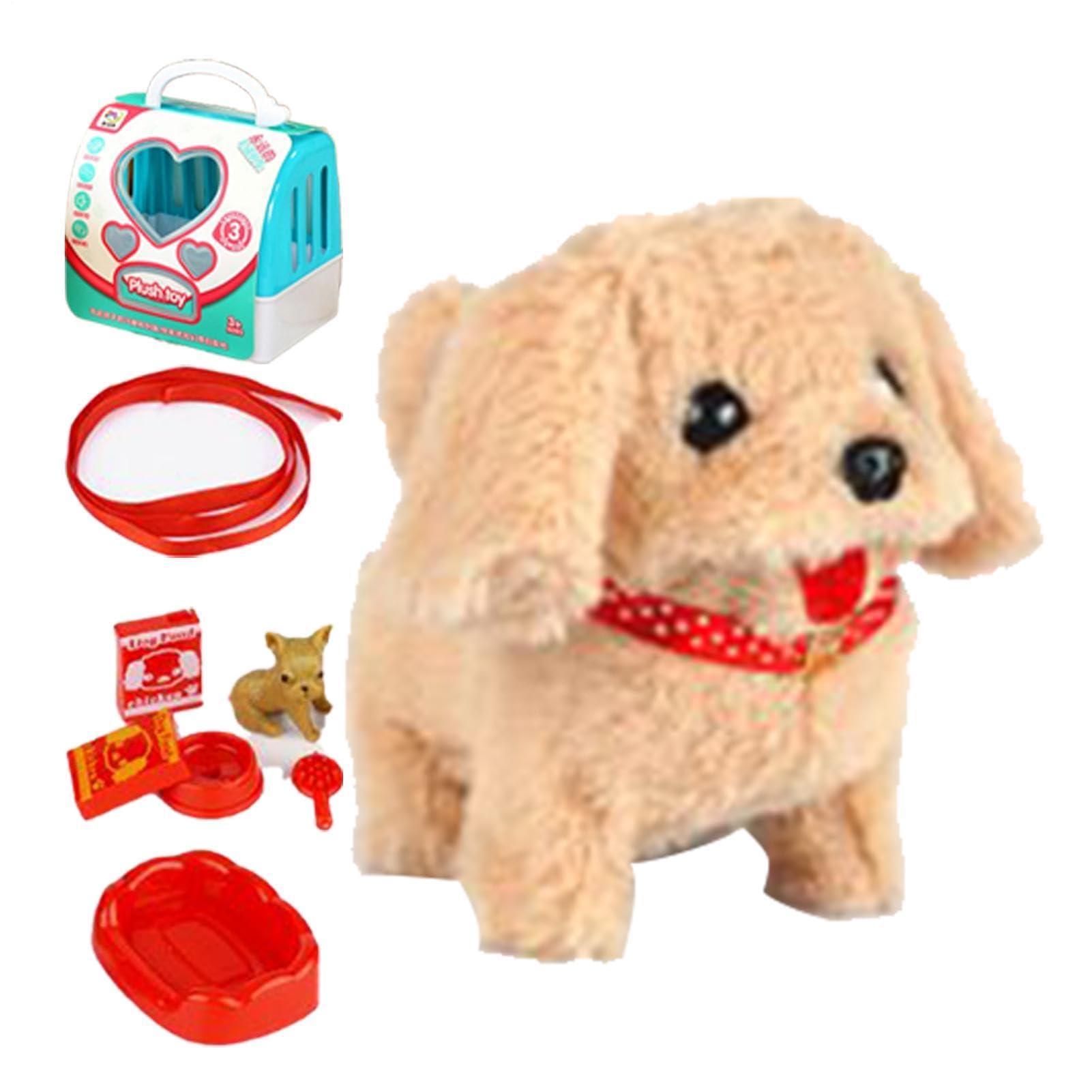 Perro robot mascota peluche que actúa como real para compañía 8