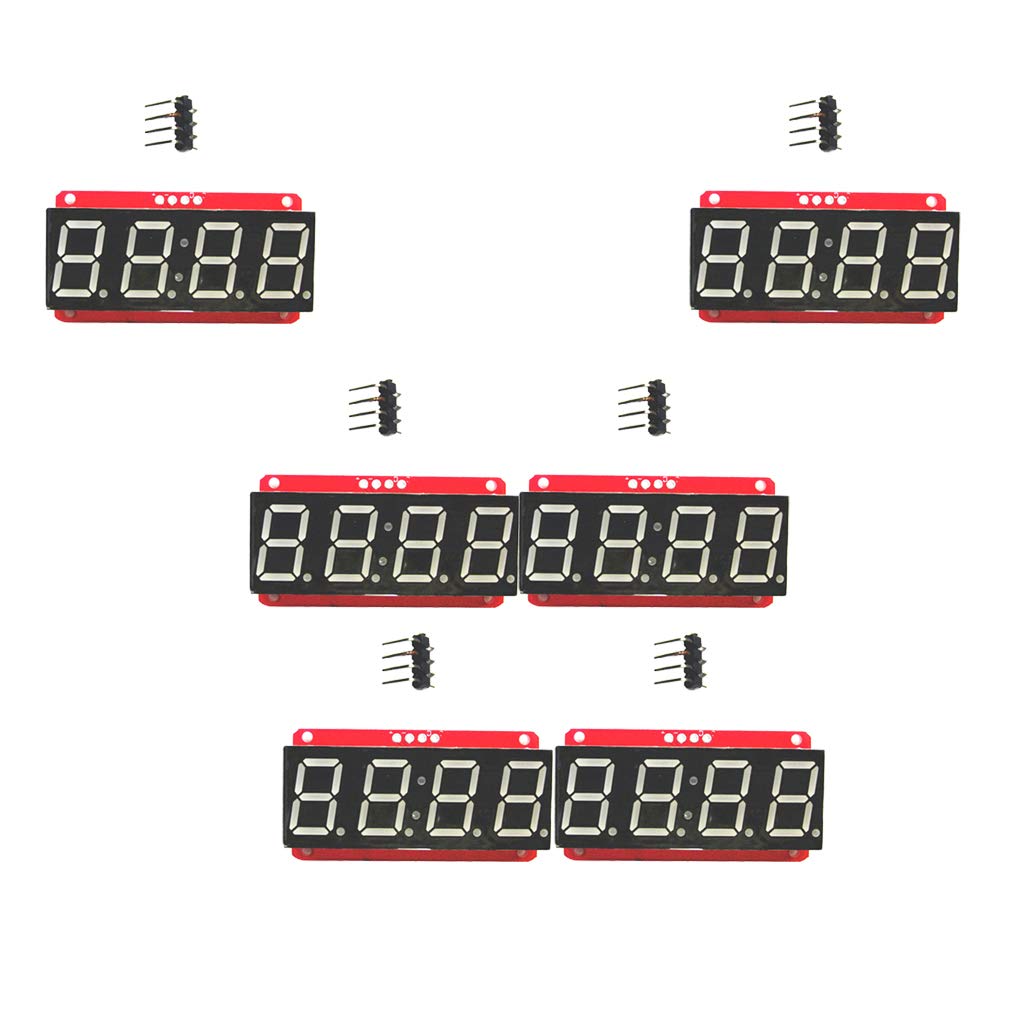 6 Display LED 4 Cifre 7 Segmenti Con Controller I2C - Per Arduino E Progetti Elettronici - Foto 6
