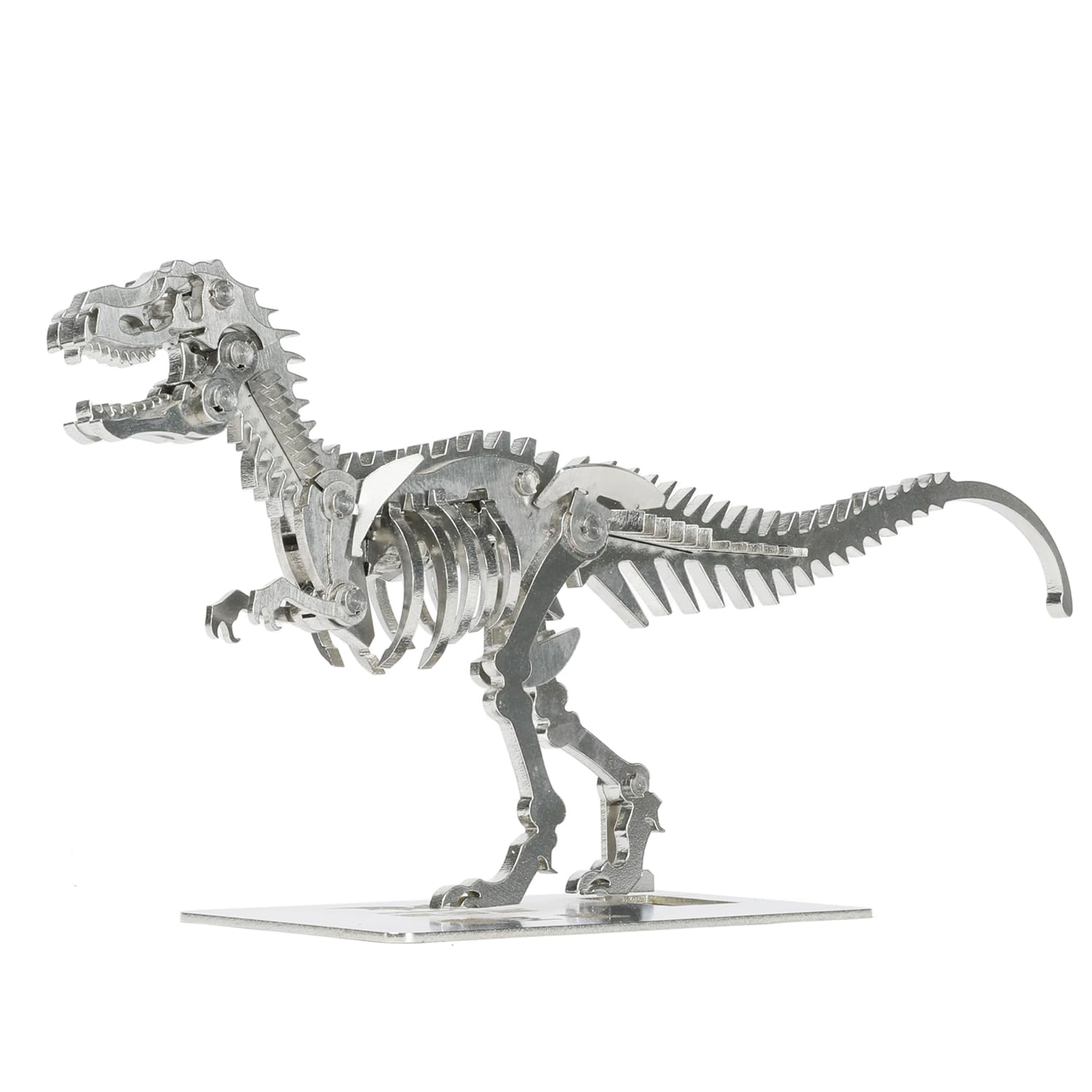 Kolotesame T.rex 3D Metal Puzzle Wolf Model for Adults DIY Dinosuar Skeleton Building Kit