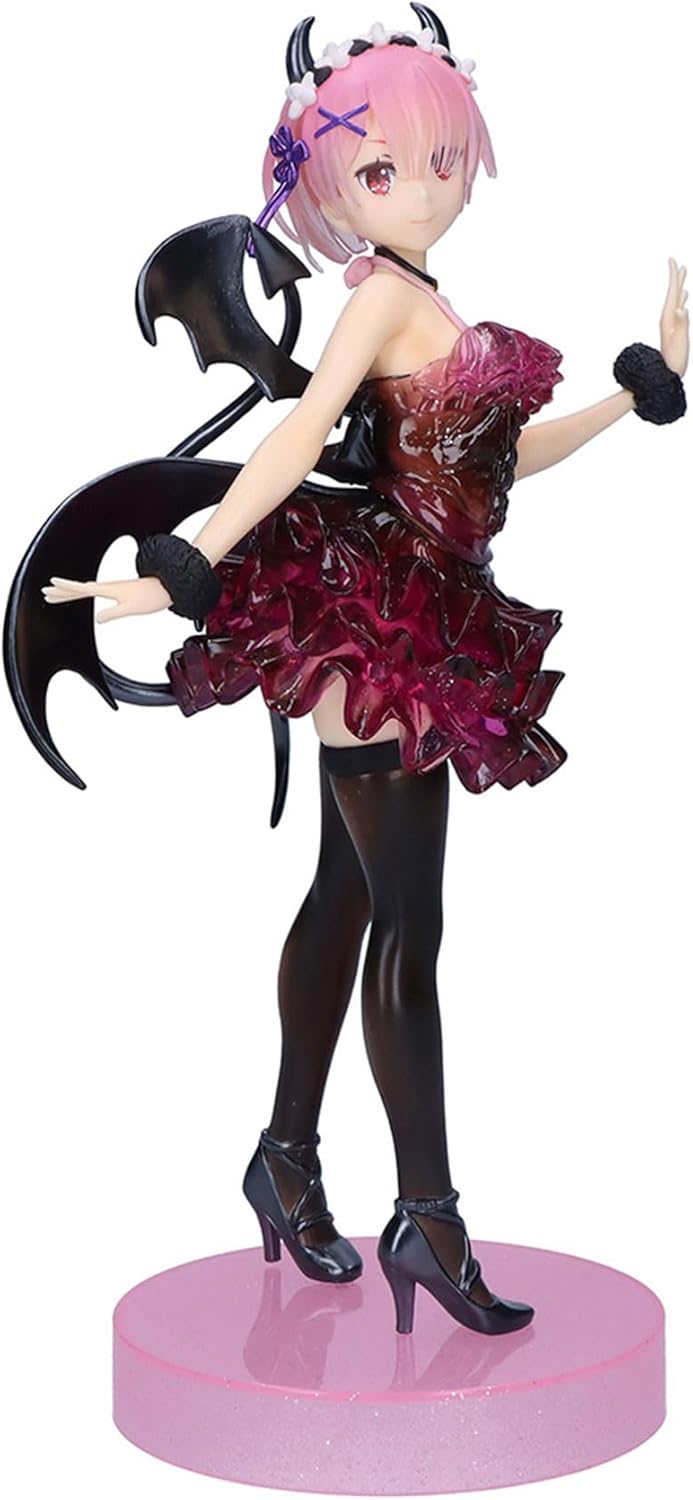 Banpresto - Re:Zero-Starting Life in Another World - Ram Special Color ver. -Clear & Dressy-, Bandai Spirits Espresto Figure