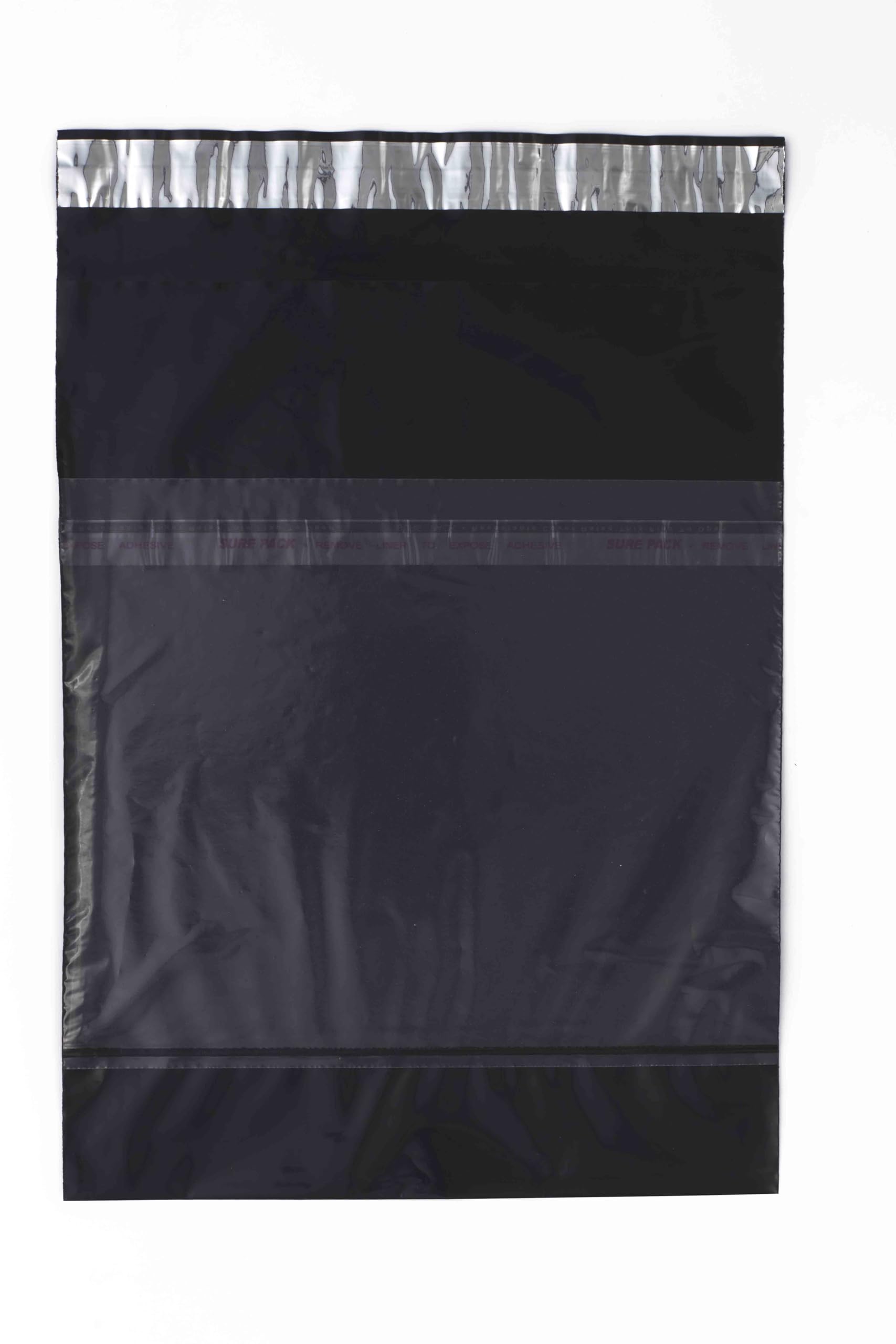 Porpoise Black Tamper Proof Courier Bags 12 x 16 Inch Pack of 50 with POD Jacket Self Adhesive Poly Mailer for E Commerce Shipping Packaging-picture-27