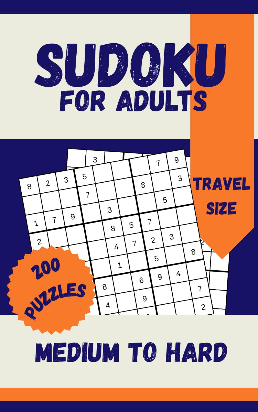 Sudoku Travel Size Book: 200 Medium & Hard Puzzles | 9x9 and 16x16 Grids | With Answers for Every Puzzle: Compact Brain Workout Book for Adults | Includes Full Solutions | Pocket Size 5x8